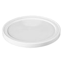 White LLDPE Plastic Tub Lids, L309