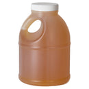 32 oz. (3 lbs Honey) Natural HDPE Plastic Round Honey Jug (53-400)