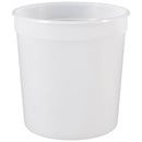16 oz. Natural HDPE Plastic Tubs (Freezer Safe), L309