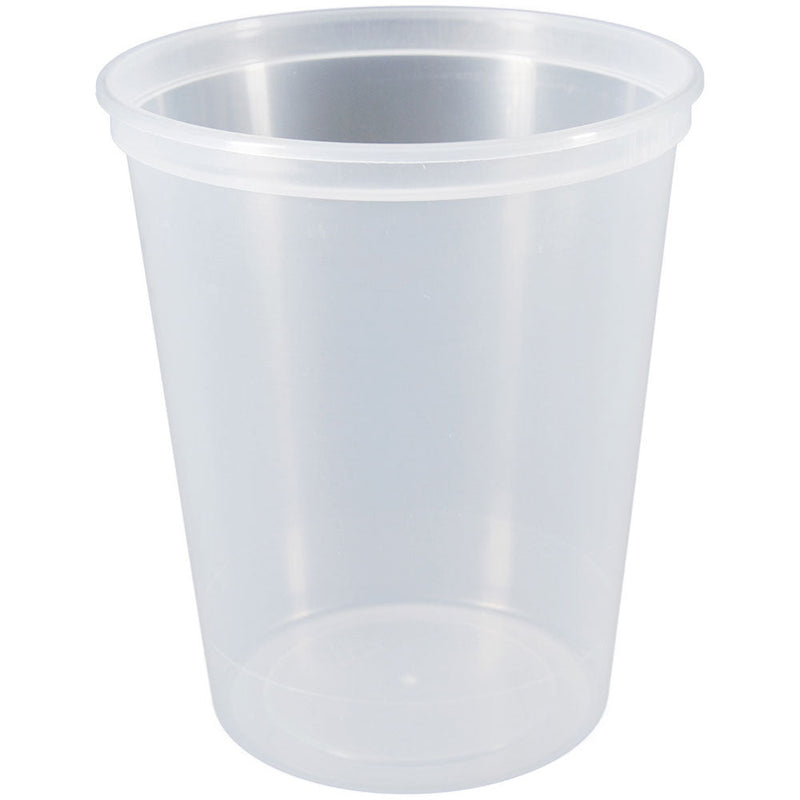 32 oz. Natural PP Plastic Tubs, L410