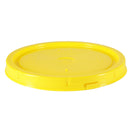 5 gal. Yellow Tear-Tab Pail Lids w/Gasket
