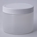 10 oz. Natural HDPE Wide-Mouth Canister, Flamed, (89-400)