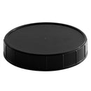 120-400 Black, Deep Skirt, Vented, Wide-Ribbed Cap w/ HIS Foil Liner