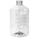 128oz (1 gal) Clear PET Ribbed Pinch Grip Jug (48-400)