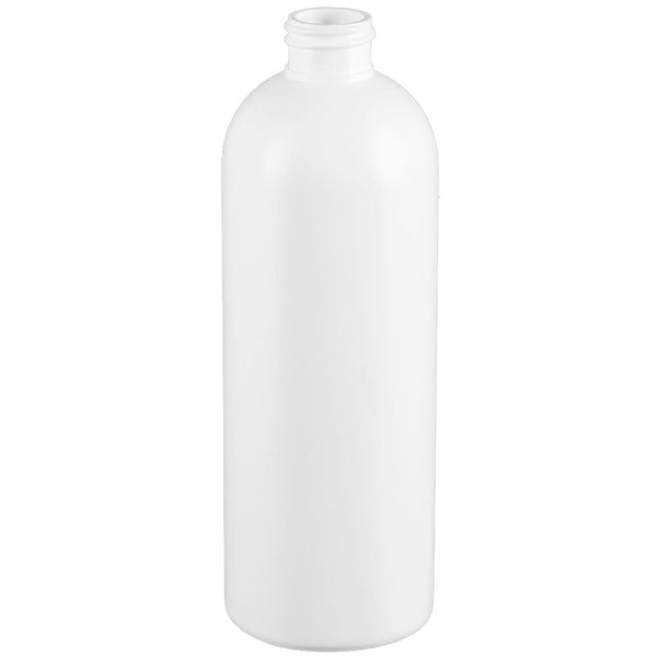 16oz White HDPE Plastique Flamed Bullet (24-410)