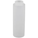 8 oz. Natural LDPE Plastic Cylinder Bottles (38-400)