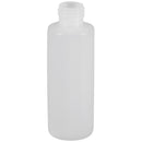 4 oz. Natural HDPE Plastic Cylinder Bottles (24-410)
