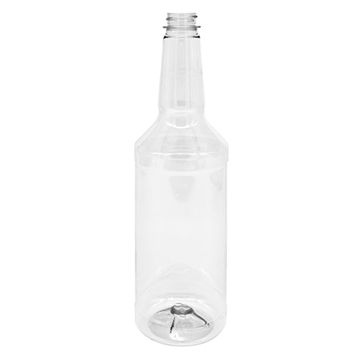 32oz Clear PET Plastic Longneck Bottle (28-400)