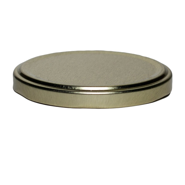 82-2040 Gold Metal Lug Caps w/ Plastisol Liner, No Button