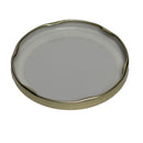 Each: 82-2040 Gold Metal Lug Caps w/ Plastisol Liner, No Button