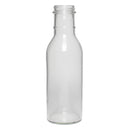 12 oz. Clear Flint Glass Dressing Bottles, Short Neck (38-400)