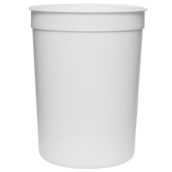 86 oz. (5 lb) White PP Tubs, L515