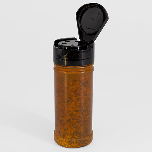 4 oz. Amber PP Plastic Spice Bottle (43-485)