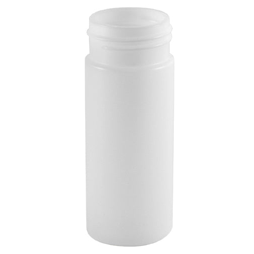 4 oz. Natural HDPE Spice/Cylinder Bottle (43-485)