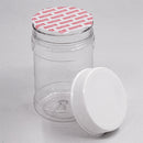 Each: 63-485 White Ribbed Caps w/ PS-22 Pressure Seal Liner