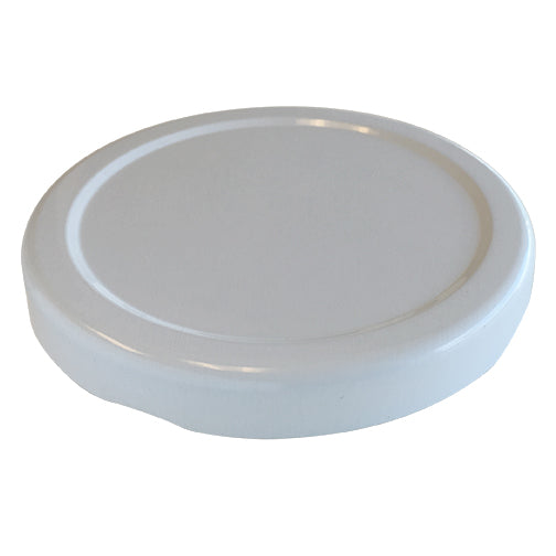 70-2030 White Metal Lug Caps, Plastisol Liner-top