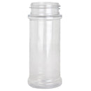 5.5 oz. Clear PET Plastic Spice Bottles (48-485)
