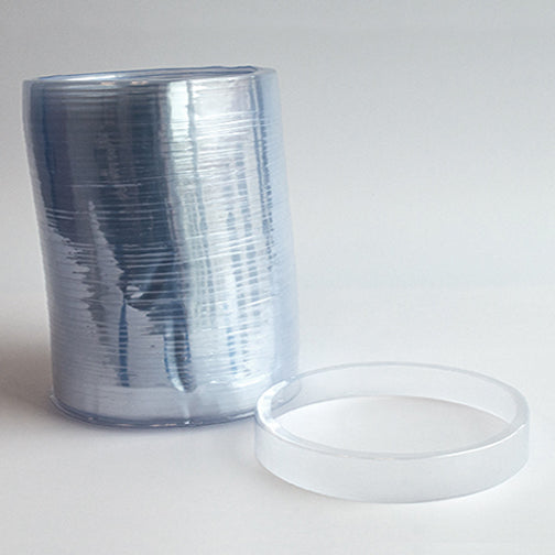 Sleeve: 260 x 25 + 7 (mm) Clear Preformed Square Shrink Bands - Qty (250/Sleeve)