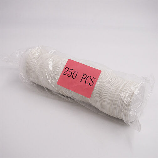 Each: 70mm White Preformed PVC Plastic Sealing Discs