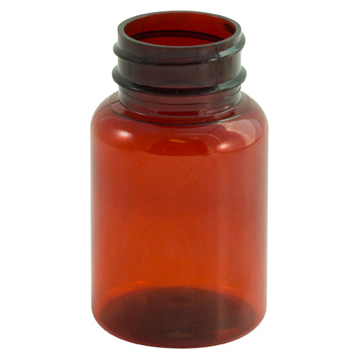 75cc Amber PET Plastic Packer Bottles (33-400)