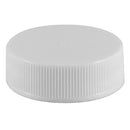 33-400 White Ribbed Caps with Pressure Sensitive (PS22) Liner