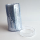 Sleeve: 192 x 25 + 7 (mm) Clear Preformed Round Shrink Bands - Qty (250/Sleeve)