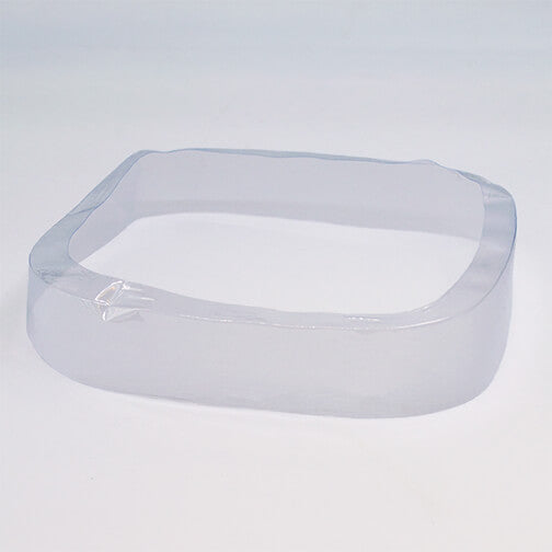 Sleeve: 345 x 35 + 15 (mm) Clear Preformed Square Shrink Bands - Qty (250/Sleeve)