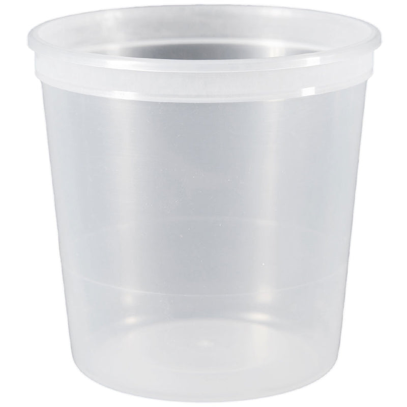 8 oz. Natural PP Plastic Tubs, L300